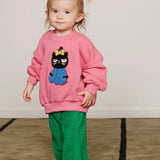 Mini Rodini - Cat Chenille Sweatshirt Pink