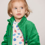 Mini Rodini - Flowers Aop Picot Edge Pointelle Ss Tee Multi