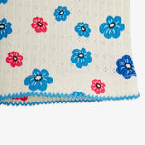 Mini Rodini - Flowers Aop Picot Edge Pointelle Bike Shorts Multi