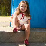 Birinit Petit :: Red Stripes Embroidered Dress
