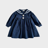 [Exclusive] Mes Kids Des Fleurs :: Sailor Coat Navy