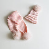 Bobble Babies :: 리브드 폼폼 스카프 핑크